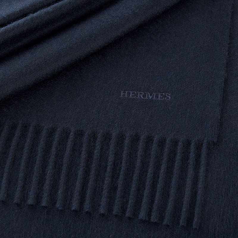 カシミヤマフラー 50×190 cm 《ユニ・ブロデ》 GM | Hermès - エルメス